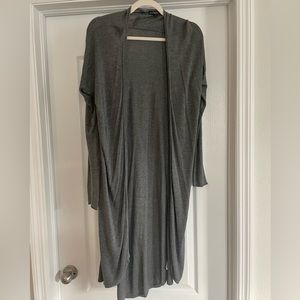 Gray Express Cardigan/Duster Size Small